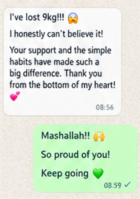 WhatsApp testimonial 11