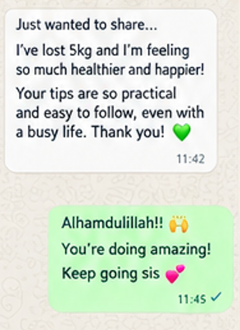 WhatsApp testimonial 12