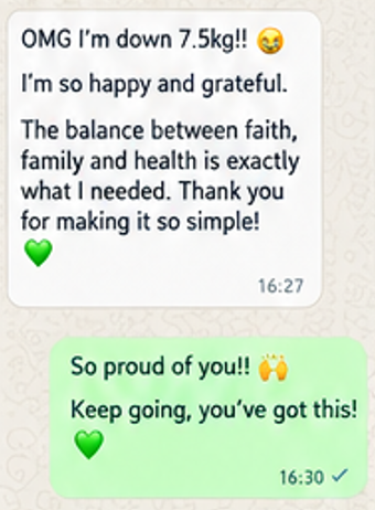 WhatsApp testimonial 13