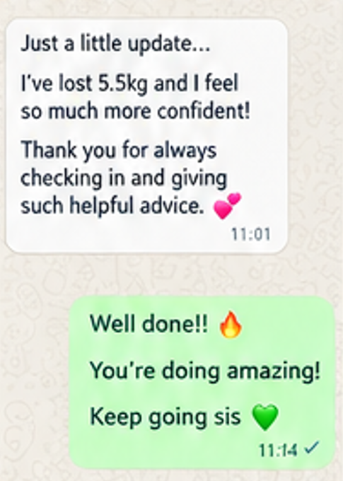 WhatsApp testimonial 10