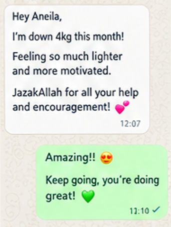 WhatsApp testimonial 15