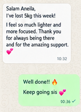 WhatsApp testimonial 16