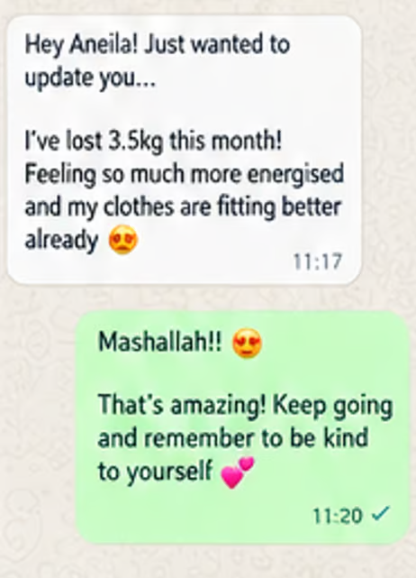 WhatsApp testimonial 2