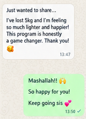 WhatsApp testimonial 6